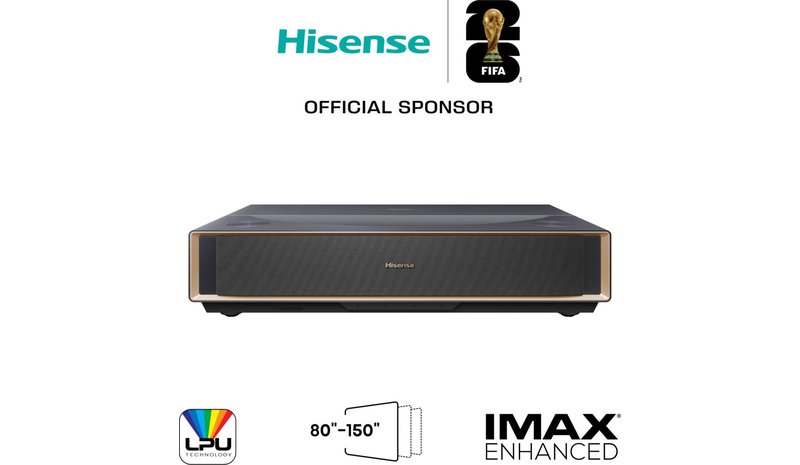 Hisense PT1 Ultra short throw projector UHD 4K (3840x2160) 3D Black