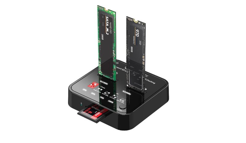 CoreParts MS-CLONER-M2-SD media duplicator Black