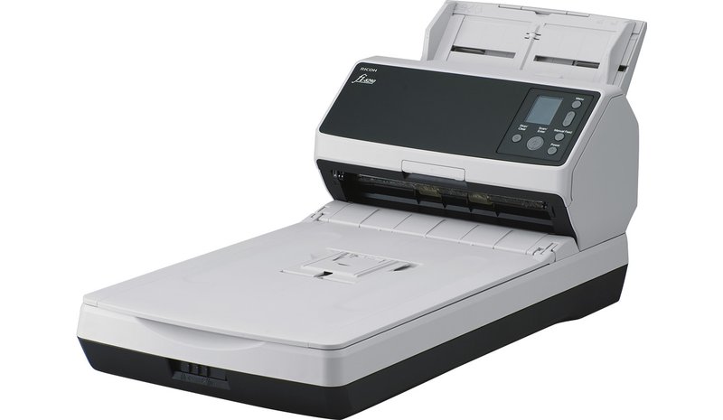 Ricoh fi-8290 ADF + Manual feed scanner 600 x 600 DPI A4 Black, Grey