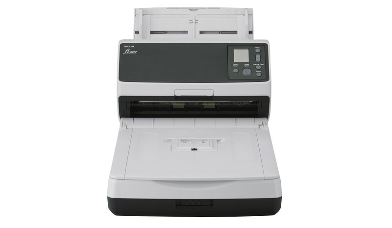 Ricoh fi-8290 ADF + Manual feed scanner 600 x 600 DPI A4 Black, Grey