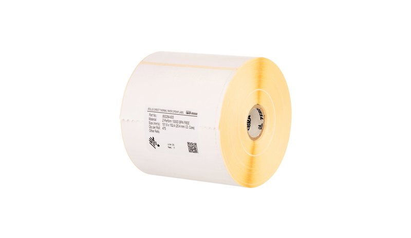 Zebra Z-Perform 1000T White Self-adhesive printer label