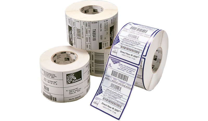 Zebra Z-Select 2000T White Self-adhesive printer label