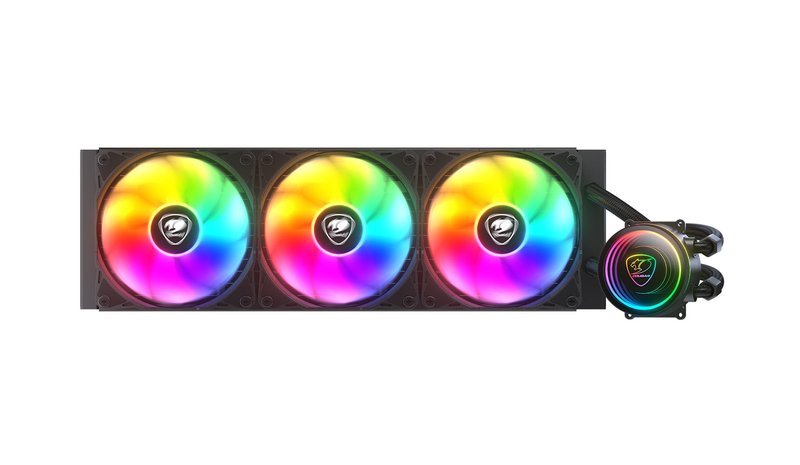 COUGAR CPU Water Cooling, Poseidon Elite 360, ARGB, Black