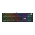 MSI FORGE GK320 RED keyboard Gaming USB QWERTY English Black