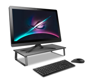 Techly ICA-MS 600TY monitor mount / stand Desk Black