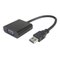 Microconnect USB3.0VGA USB graphics adapter 1920 x 1080 pixels Black – kuva 1