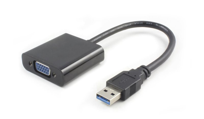 Microconnect USB3.0VGA USB graphics adapter 1920 x 1080 pixels Black