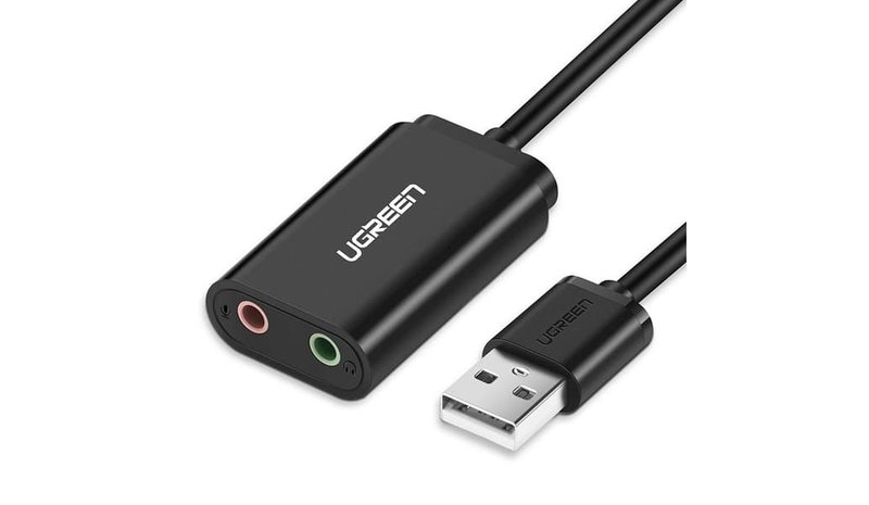 Ugreen 30724 audio card 2.0 channels USB