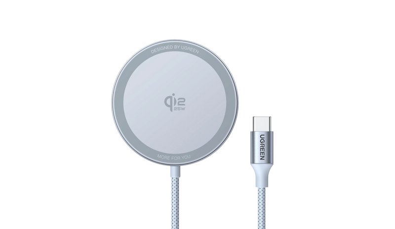 Ugreen MagFlow Smartphone Grey USB Wireless charging Auto