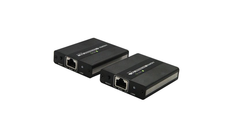 Techly IDATA EXT-E71 AV extender AV transmitter & receiver Black