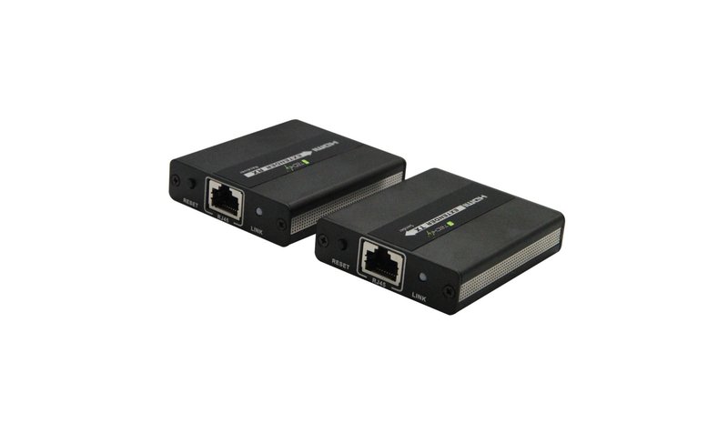 Techly IDATA EXT-E71 AV extender AV transmitter & receiver Black