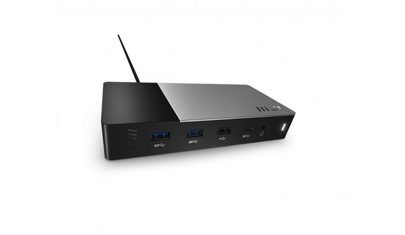 MSI USB-C Docking Station Gen 2 USB 3.2 Gen 2 (3.1 Gen 2) Type-C Black