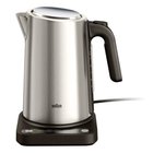 Braun WK 5205 BK electric kettle 1.7 L 2200 W Black, Stainless steel