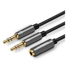 Ugreen 6957303828999 audio splitter Black, Grey