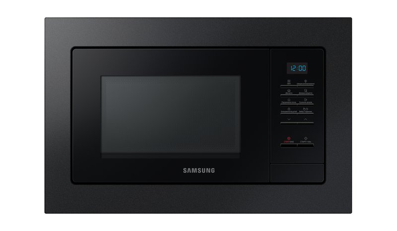 Samsung MS20A7013AB/EF microwave Black Solo microwave Built-in 20 L 850 W