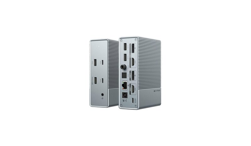 Targus HDG215-EUZ laptop dock/port replicator USB 3.2 Gen 2 (3.1 Gen 2) Type-C Silver
