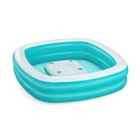 Bestway Sippin' Summer Inflatable Family Pool with Removable Center Console 2.18 m x 2.18 m x 48 cm