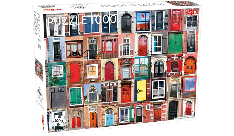 Tactic Dutch Windows and Doors 1000 pcs Jigsaw puzzle 1000 pc(s) Art