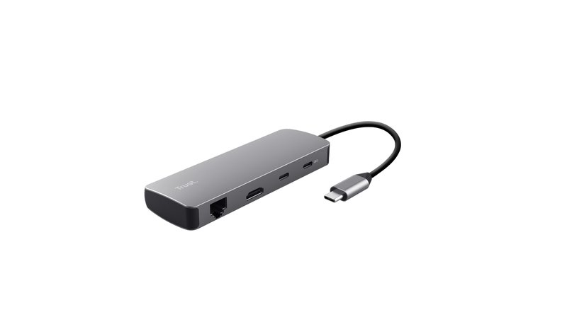 Trust 25672 interface hub USB Type-C Grey