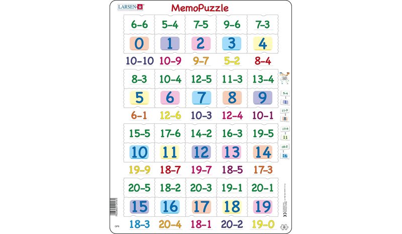 Larsen Maxi LA-GP8 Shape puzzle 40 pc(s)