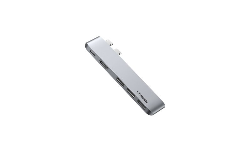 Ugreen 60559 laptop dock/port replicator USB 3.2 Gen 1 (3.1 Gen 1) Type-C Silver