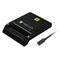 Techly Compact Smart Card Reader/Writer USB-C™ White – kuva 1