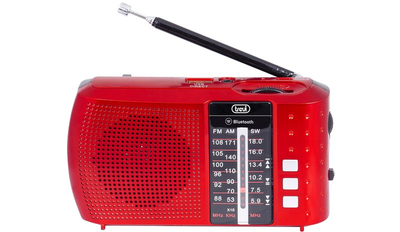 Trevi MULTIBAND WIRELESS PORTABLE RADIO USB MICRO SD RA 7F20 BT RED