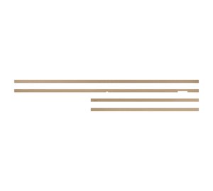 Samsung 75” Customisable Frame White Bezel (2025) - Teak