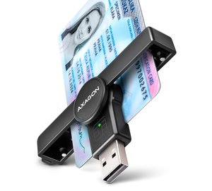 Axagon CRE-SMPA USB-A Smart / ID card PocketReader