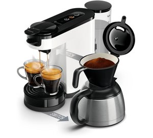 Senseo HD6592/05 coffee maker Semi-auto Combi coffee maker 1 L