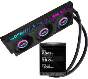ASUS ROG Strix LC IV 360 ARGB LCD Processor Liquid cooling kit 12 cm Black