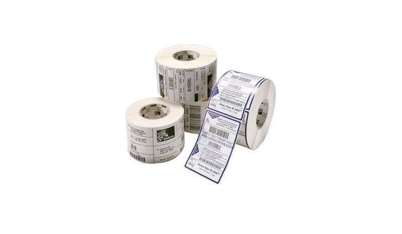 Zebra Z-Perform 1000D White Permanent Adhesive