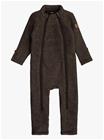 Mikk-Line Haalari Merinovilla, Dark Brown Melange, 98