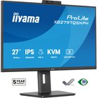 iiyama ProLite XB2797QSNPH-B1 27IN IPS LCD 4MS 2560X1440 350CD/M2 HDMI/DP/USB 2 computer monitor 68.6 cm (27") 2560 x 1440 pixels Quad HD Black
