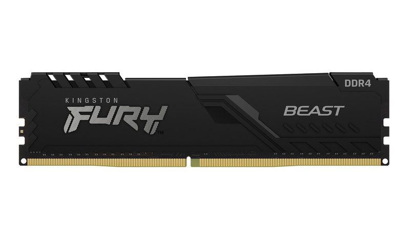 Kingston Technology FURY Beast 8GB 3200MT/s DDR4 CL16 DIMM Black