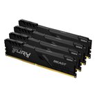 Kingston Technology FURY Beast 64GB 3600MT/s DDR4 CL18 DIMM (Kit of 4) Black