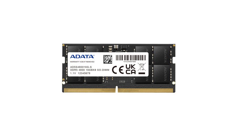ADATA Premier memory module 16 GB 1 x 16 GB DDR5 262-pin SO-DIMM ECC
