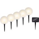 LED-puutarhavalosarja Grundig, 5 kpl