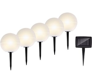 LED-puutarhavalosarja Grundig, 5 kpl
