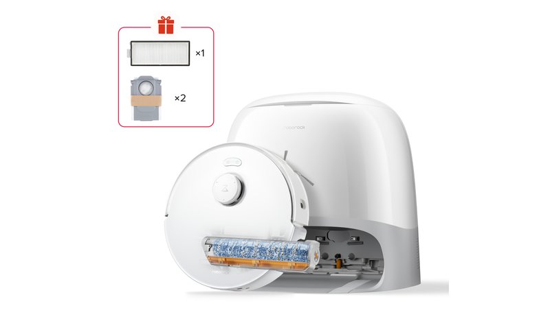 Roborock Qrevo Curv 2 FlowX 0.324 L White