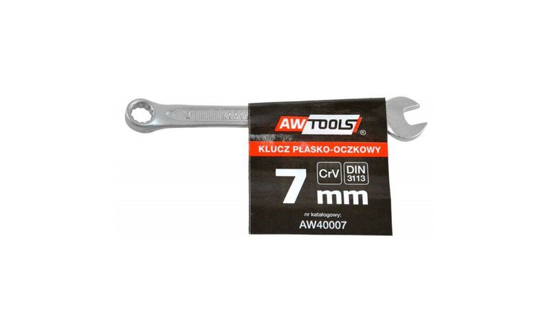Awtools 7mm yhdistelmäavain Black Line