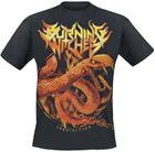 Burning Witches - Snake - T-paita - Miehet - Musta