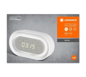 Lineaarinen LED-kello Himmennettävä Valkoinen