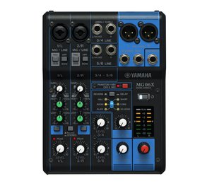 Yamaha MG06X audio mixer 6 channels Black