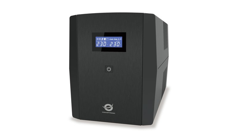 Conceptronic ZEUS 1200VA 720W UPS, IEC + schuko socket