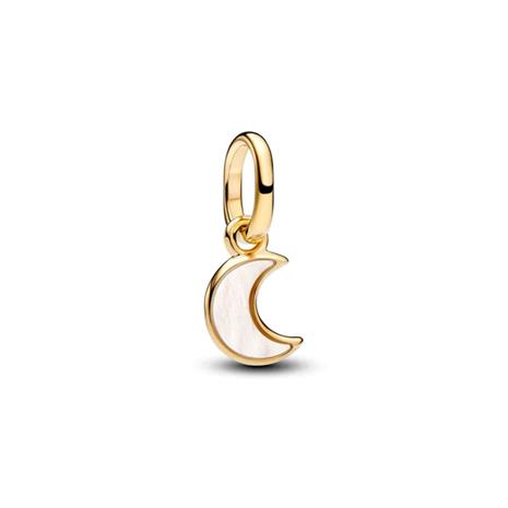 Pandora White Crescent Moon Mini Dangle hela 764614C01