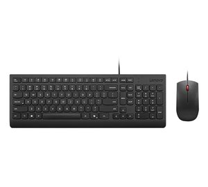 Lenovo 4X31R64409 keyboard Mouse included Universal USB Danish Black