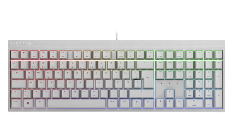CHERRY MX 2.0S keyboard Gaming USB QWERTZ German White