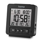 Hama Rhodos Digital alarm clock Black