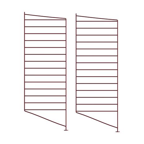 String String lattiakaide Tummanpunainen, 85x30 cm, 2-pack